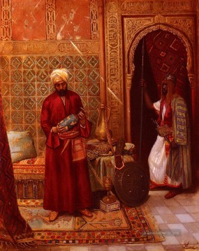 Neuanschaffung Ludwig Deutsch Orientalismus Araber Ölgemälde